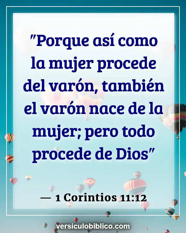 Versículos De La Biblia sobre Casamiento (1 Corintios 11:12)