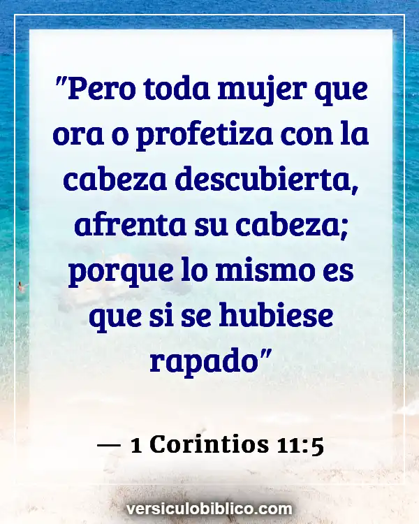 Versículos De La Biblia sobre Constituir (1 Corintios 11:5)