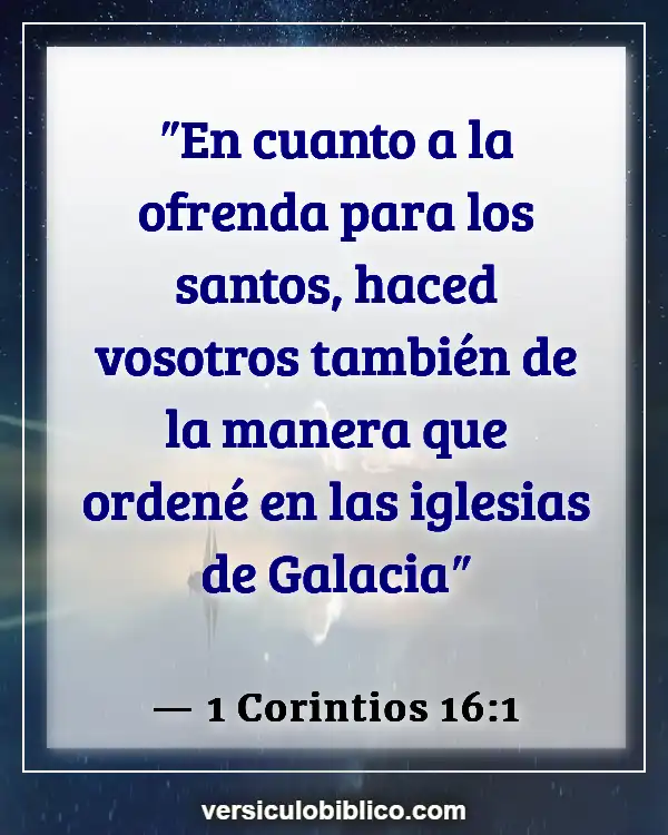 Versículos De La Biblia sobre Ujieres de la Iglesia (1 Corintios 16:1)