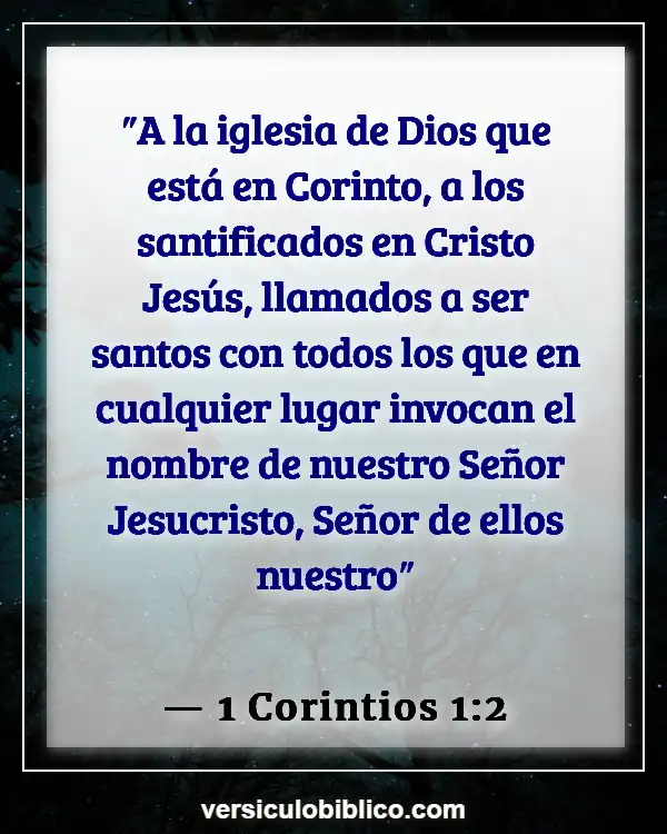 Versículos De La Biblia sobre Nuestra identidad en Cristo (1 Corintios 1:2)