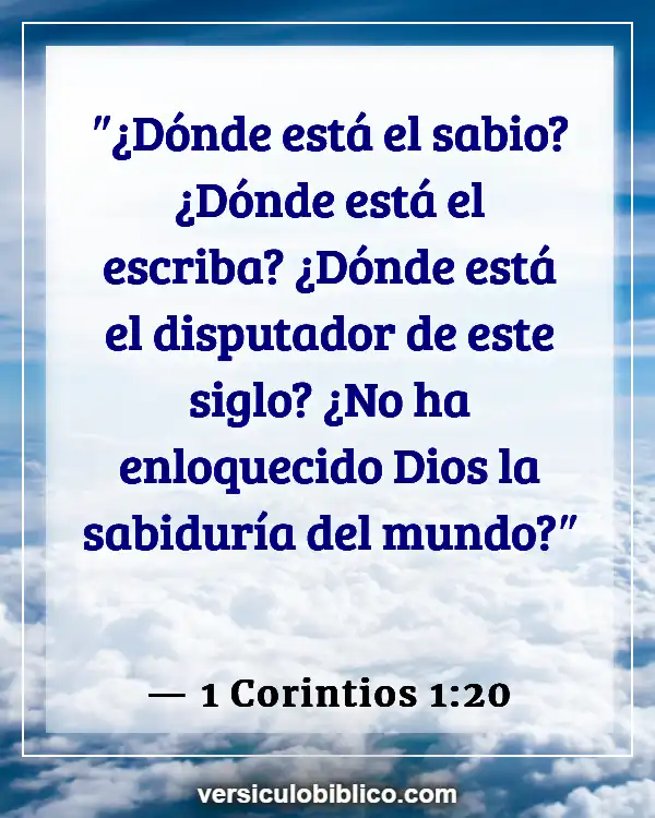 Versículos De La Biblia sobre Filosofía (1 Corintios 1:20)