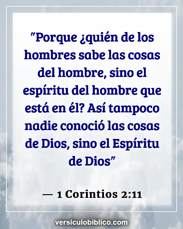 Versículos De La Biblia sobre Madre e hijo (1 Corintios 2:11)