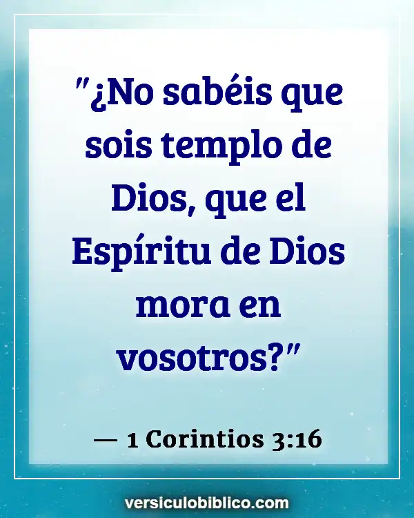 Versículos De La Biblia sobre Personalidad (1 Corintios 3:16)