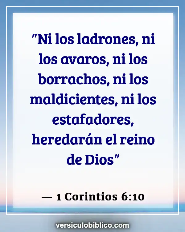 Versículos De La Biblia sobre Insultar (1 Corintios 6:10)