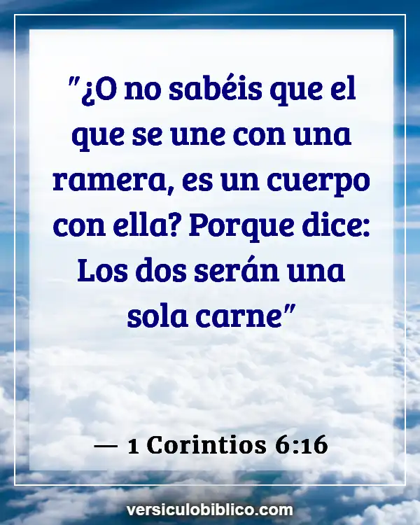 Versículos De La Biblia sobre Intimidad con Dios (1 Corintios 6:16)