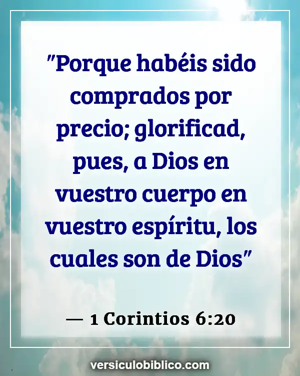 Versículos De La Biblia sobre Aptitud física (1 Corintios 6:20)