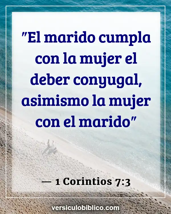 Versículos De La Biblia sobre Casamiento (1 Corintios 7:3)