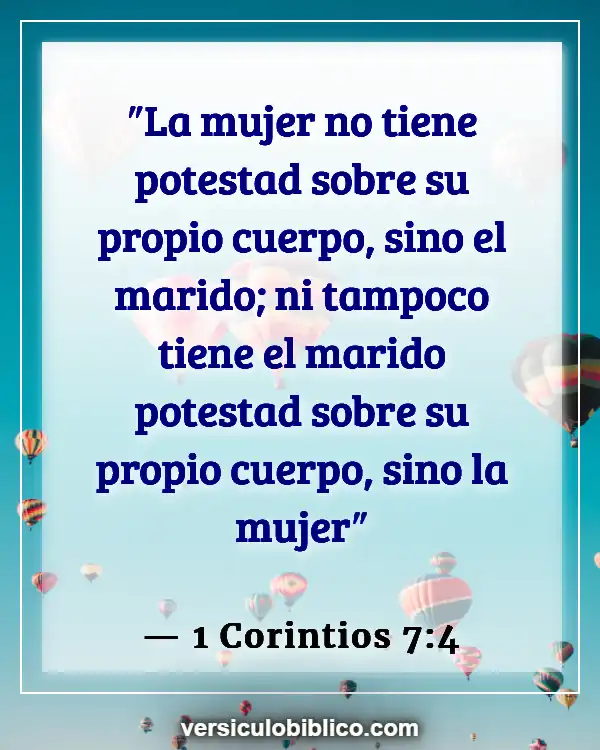 Versículos De La Biblia sobre Nuestros cuerpos (1 Corintios 7:4)