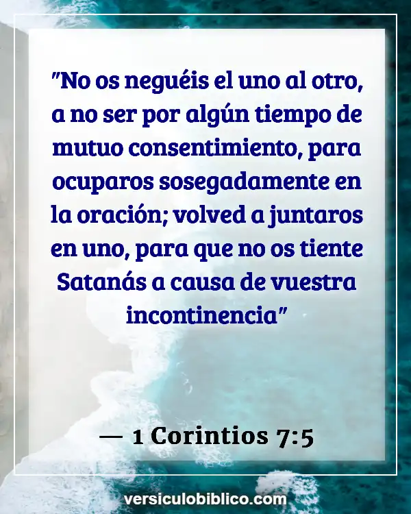 Versículos De La Biblia sobre Control mental (1 Corintios 7:5)