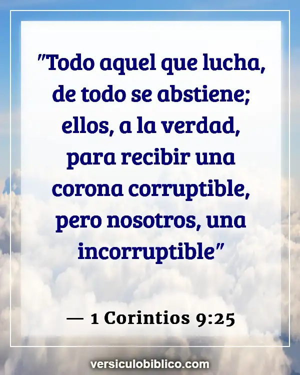 Versículos De La Biblia sobre Aptitud física (1 Corintios 9:25)