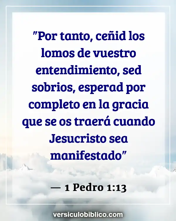 Versículos De La Biblia sobre Perserverancia (1 Pedro 1:13)