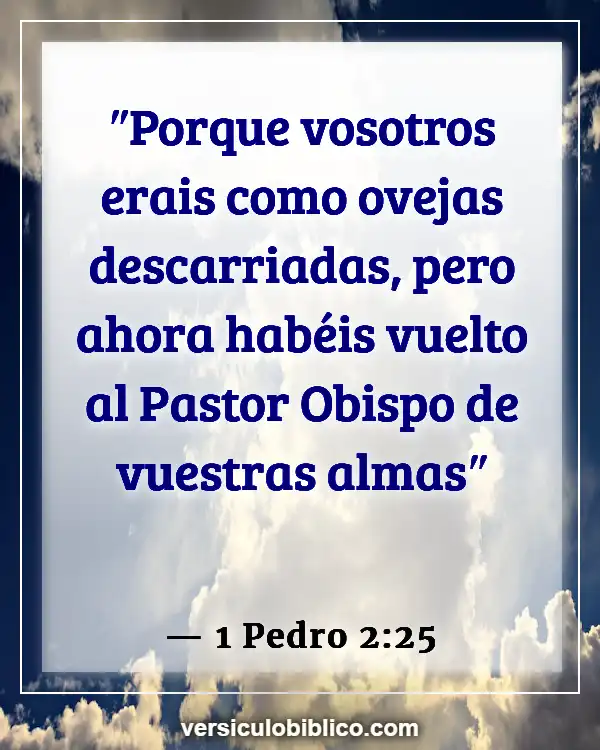 Versículos De La Biblia sobre Buen Pastor (1 Pedro 2:25)