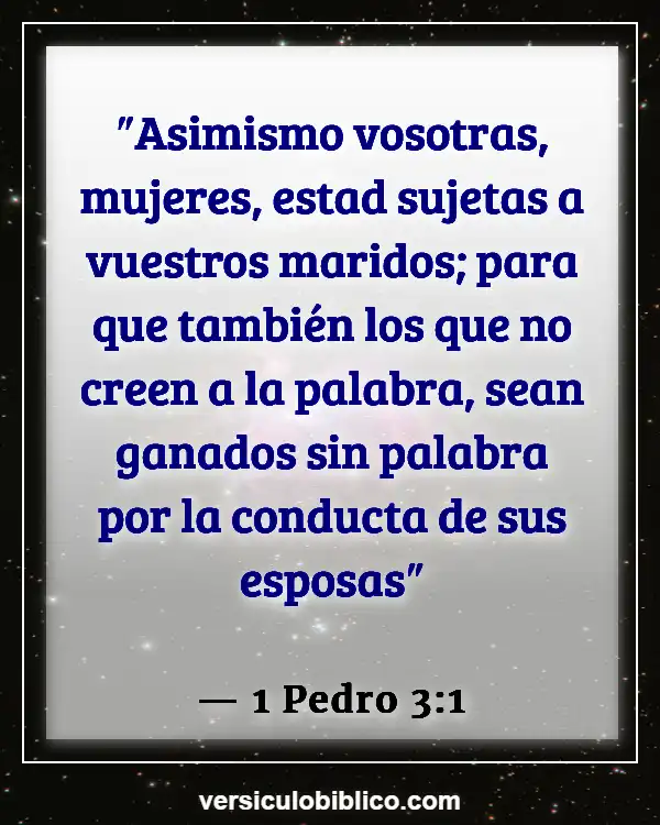 Versículos De La Biblia sobre Casamiento (1 Pedro 3:1)