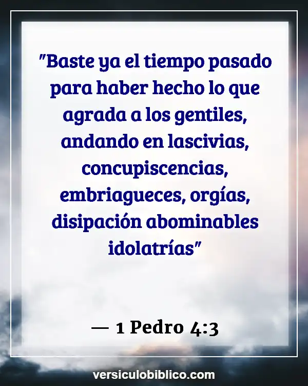 Versículos De La Biblia sobre Ir de fiesta (1 Pedro 4:3)