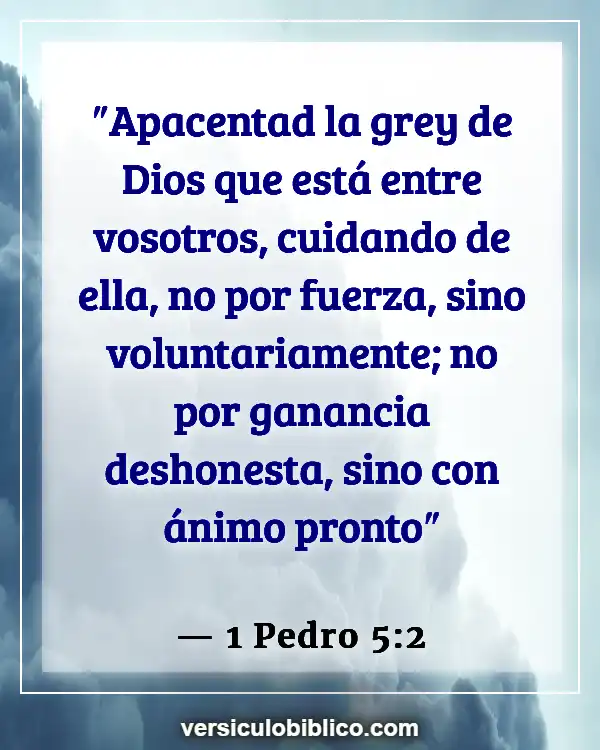 Versículos De La Biblia sobre Pedro (1 Pedro 5:2)