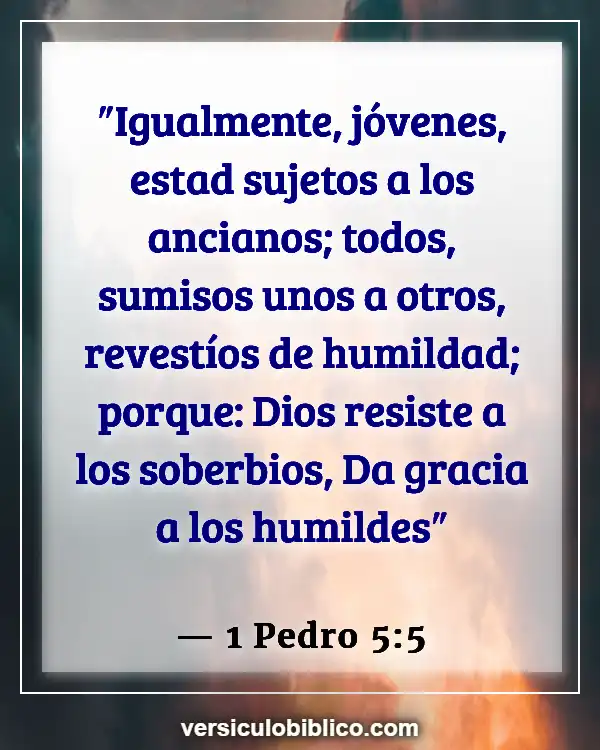 Versículos De La Biblia sobre Pedro (1 Pedro 5:5)