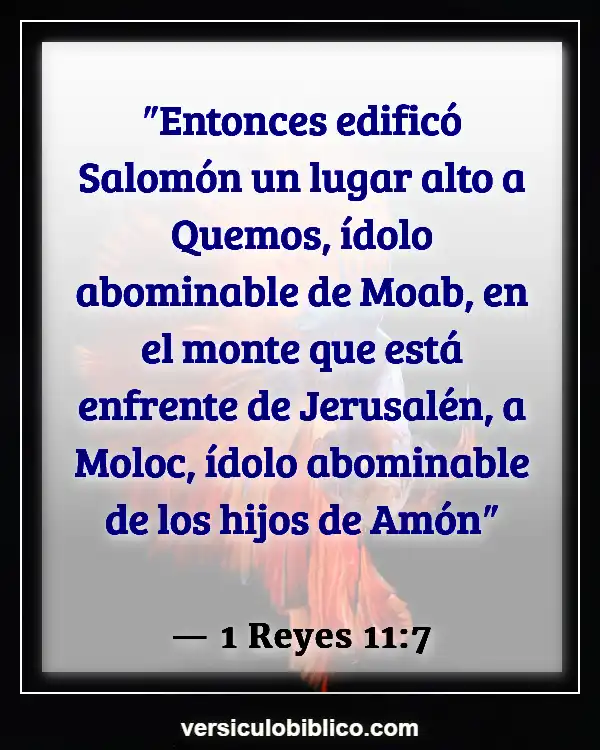 Versículos De La Biblia sobre Otros dioses (1 Reyes 11:7)