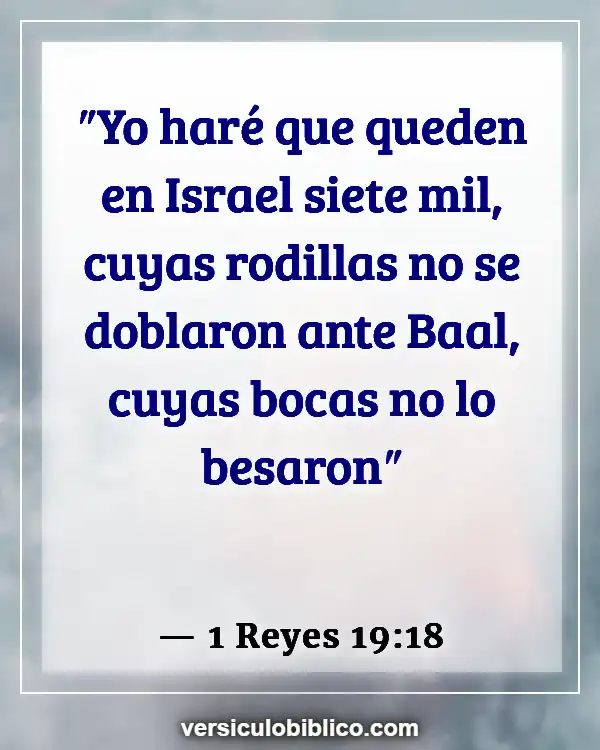 Versículos De La Biblia sobre Besar (1 Reyes 19:18)