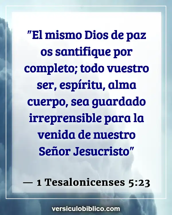 Versículos De La Biblia sobre Casarse con primos (1 Tesalonicenses 5:23)