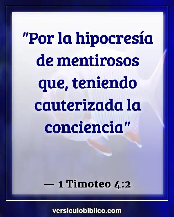 Versículos De La Biblia sobre Filosofía (1 Timoteo 4:2)