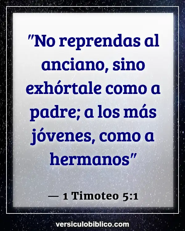 Versículos De La Biblia sobre Crianza de los hijos (1 Timoteo 5:1)