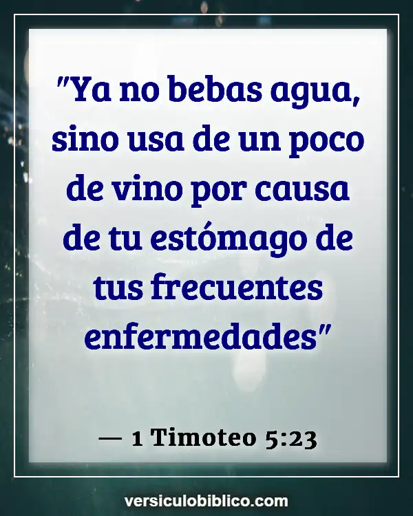 Versículos De La Biblia sobre Pulmones (1 Timoteo 5:23)