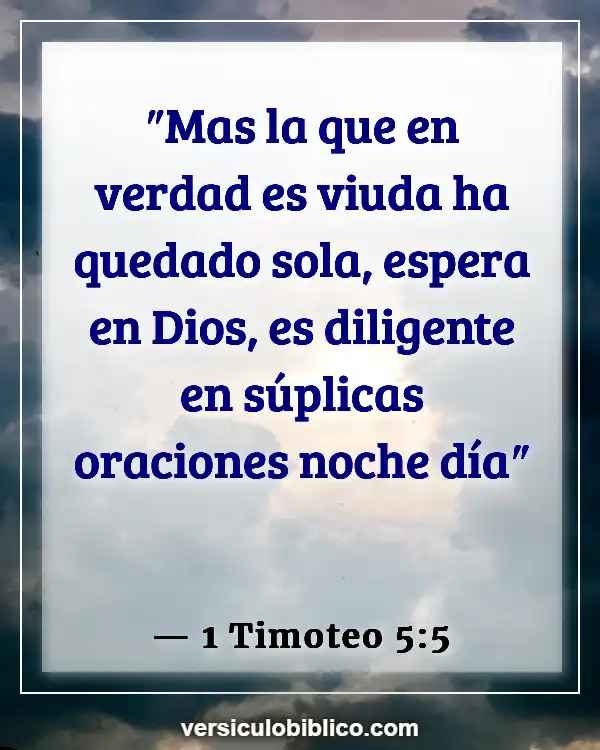 Versículos De La Biblia sobre Hambre de Dios (1 Timoteo 5:5)