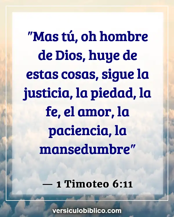 Versículos De La Biblia sobre Influencias negativas (1 Timoteo 6:11)