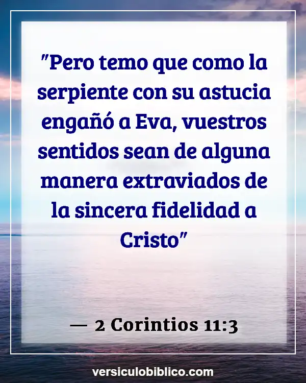 Versículos De La Biblia sobre Filosofía (2 Corintios 11:3)