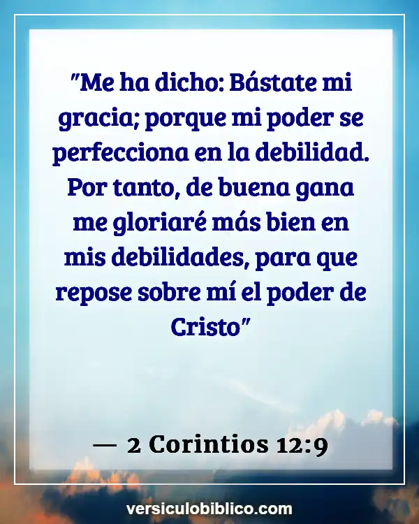 Versículos De La Biblia sobre Petición (2 Corintios 12:9)