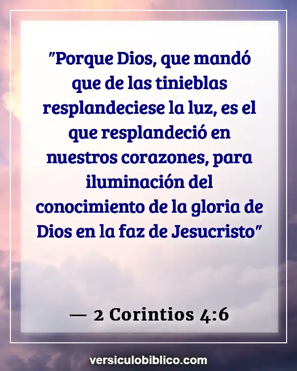 Versículos De La Biblia sobre Gloria (2 Corintios 4:6)