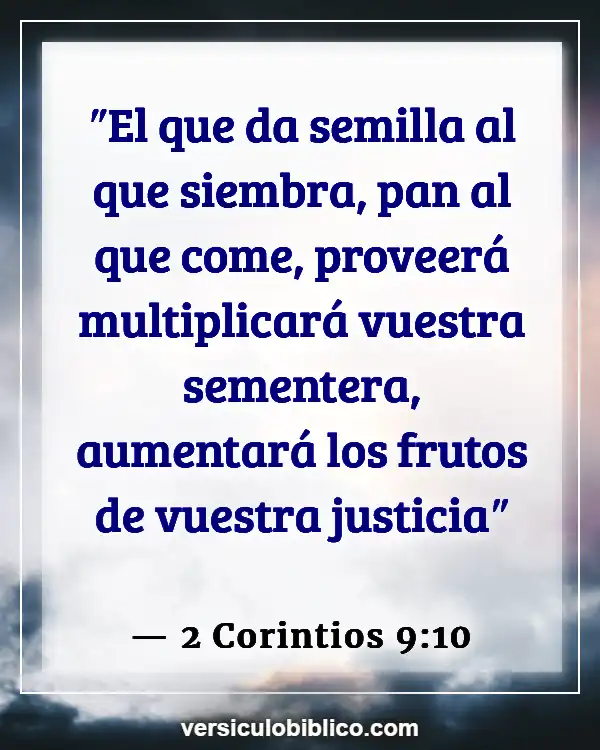 Versículos De La Biblia sobre Bendiciones de la casa (2 Corintios 9:10)