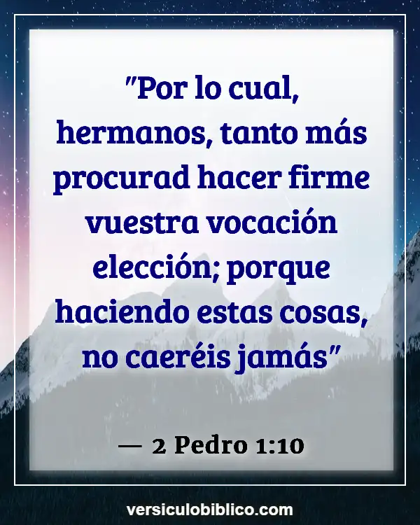 Versículos De La Biblia sobre Insultar (2 Pedro 1:10)