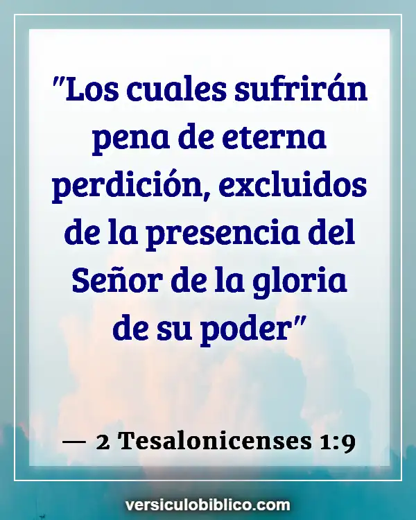 Versículos De La Biblia sobre Jonás (2 Tesalonicenses 1:9)