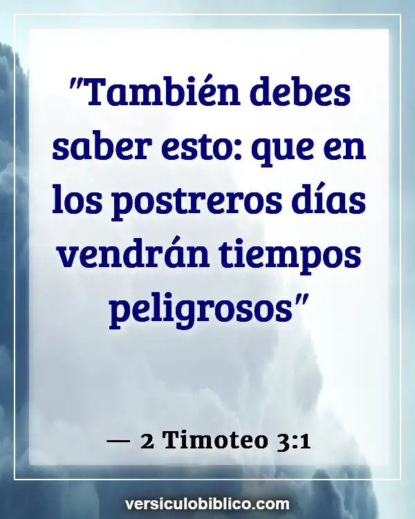 Versículos De La Biblia sobre Observación (2 Timoteo 3:1)