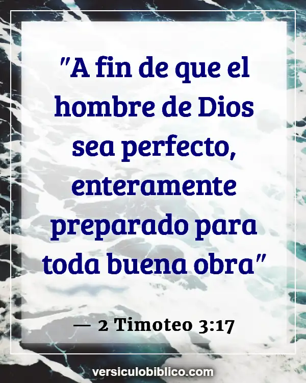 Versículos De La Biblia sobre Sabiduría humana (2 Timoteo 3:17)