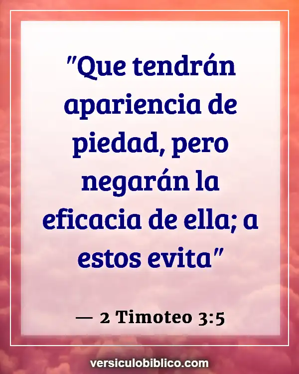 Versículos De La Biblia sobre Personalidad (2 Timoteo 3:5)