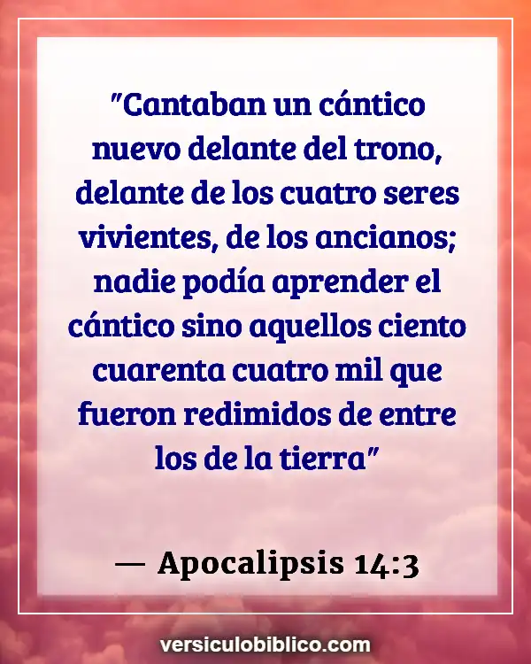 Versículos De La Biblia sobre Instrumentos musicales (Apocalipsis 14:3)