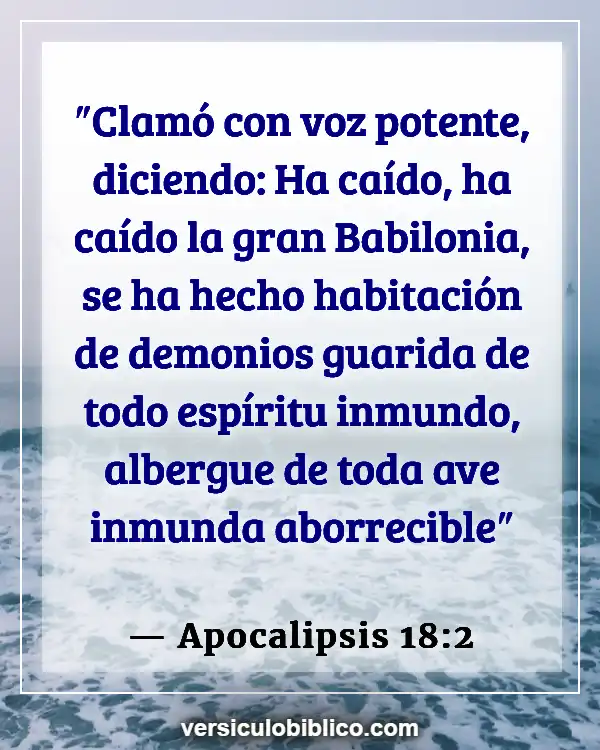 Versículos De La Biblia sobre Cerdo (Apocalipsis 18:2)