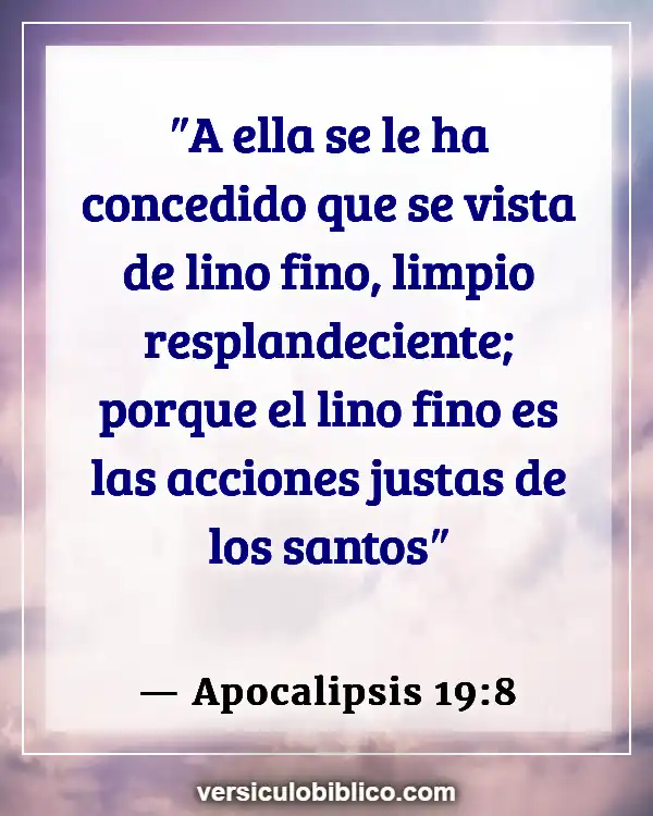 Versículos De La Biblia sobre Vencedores (Apocalipsis 19:8)