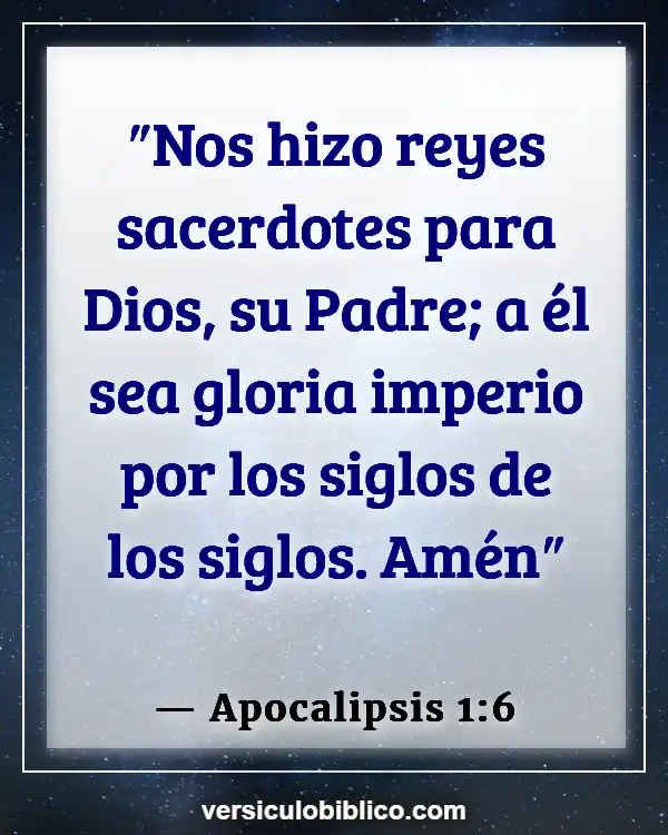 Versículos De La Biblia sobre Esterilidad (Apocalipsis 1:6)