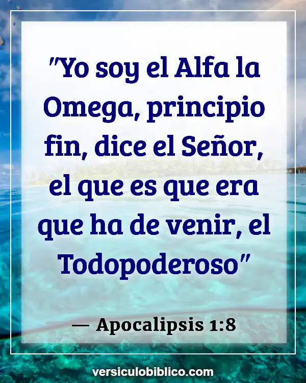 Versículos De La Biblia sobre Jesús Regreso (Apocalipsis 1:8)