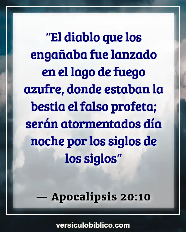 Versículos De La Biblia sobre Corderos (Apocalipsis 20:10)