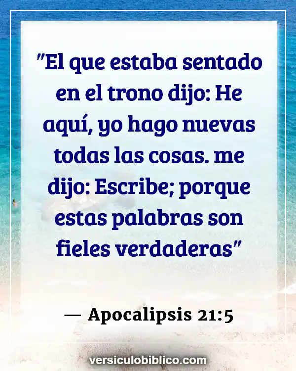 Versículos De La Biblia sobre Curación Física (Apocalipsis 21:5)