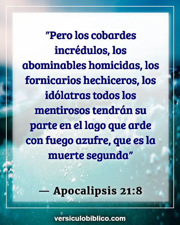 Versículos De La Biblia sobre Inventos (Apocalipsis 21:8)