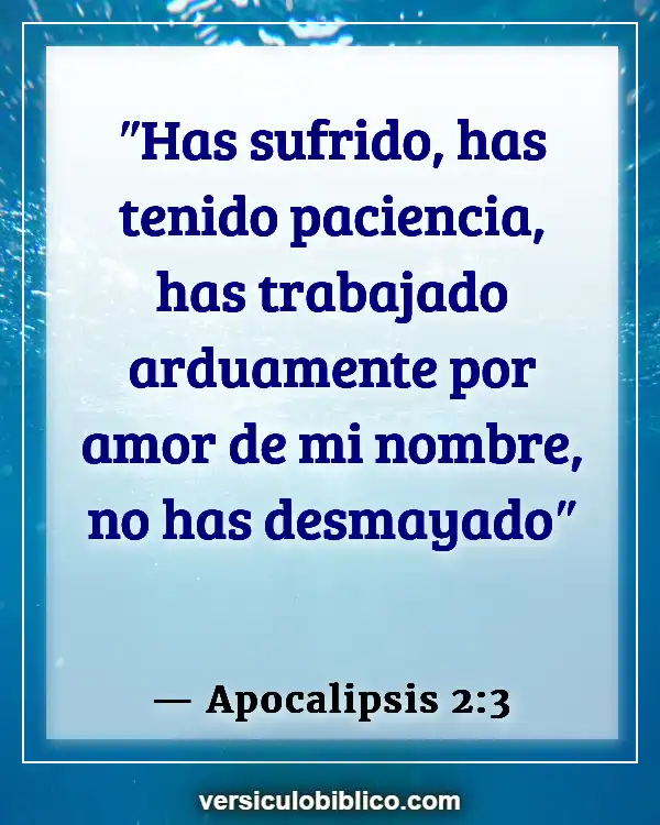 Versículos De La Biblia sobre Vencedores (Apocalipsis 2:3)