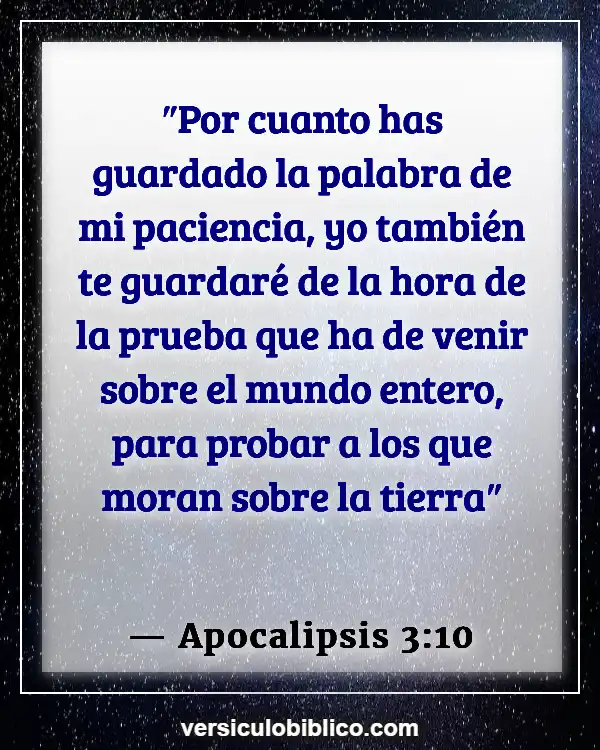 Versículos De La Biblia sobre Perserverancia (Apocalipsis 3:10)