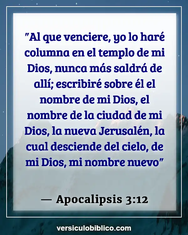 Versículos De La Biblia sobre Vencedores (Apocalipsis 3:12)