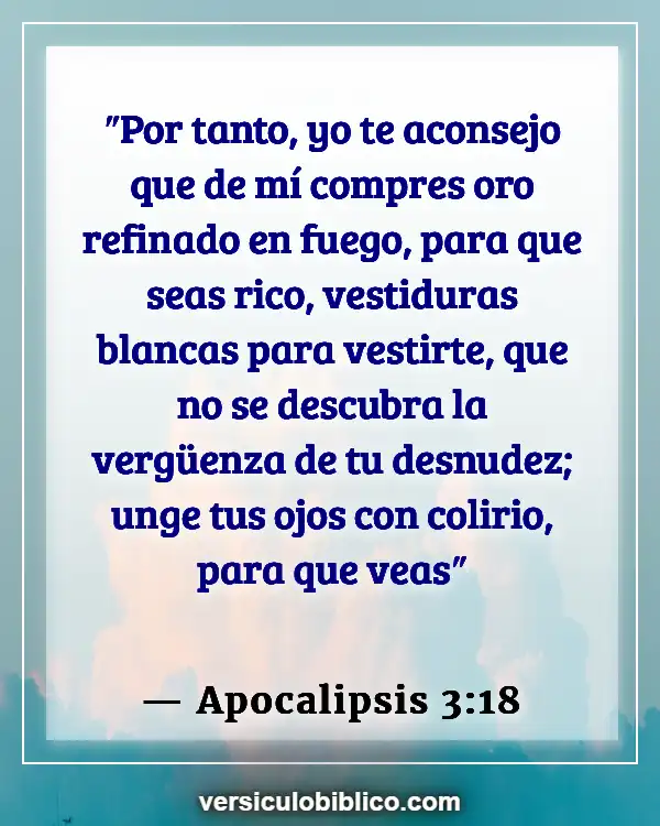 Versículos De La Biblia sobre Ungiendo tu hogar (Apocalipsis 3:18)