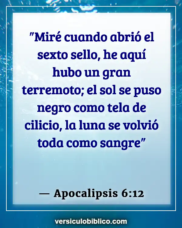 Versículos De La Biblia sobre Sol (Apocalipsis 6:12)